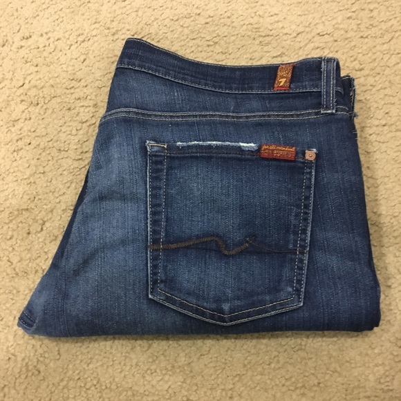 7 For All Mankind Other - MENS 7FAM button fly “standard” dark straight sz34